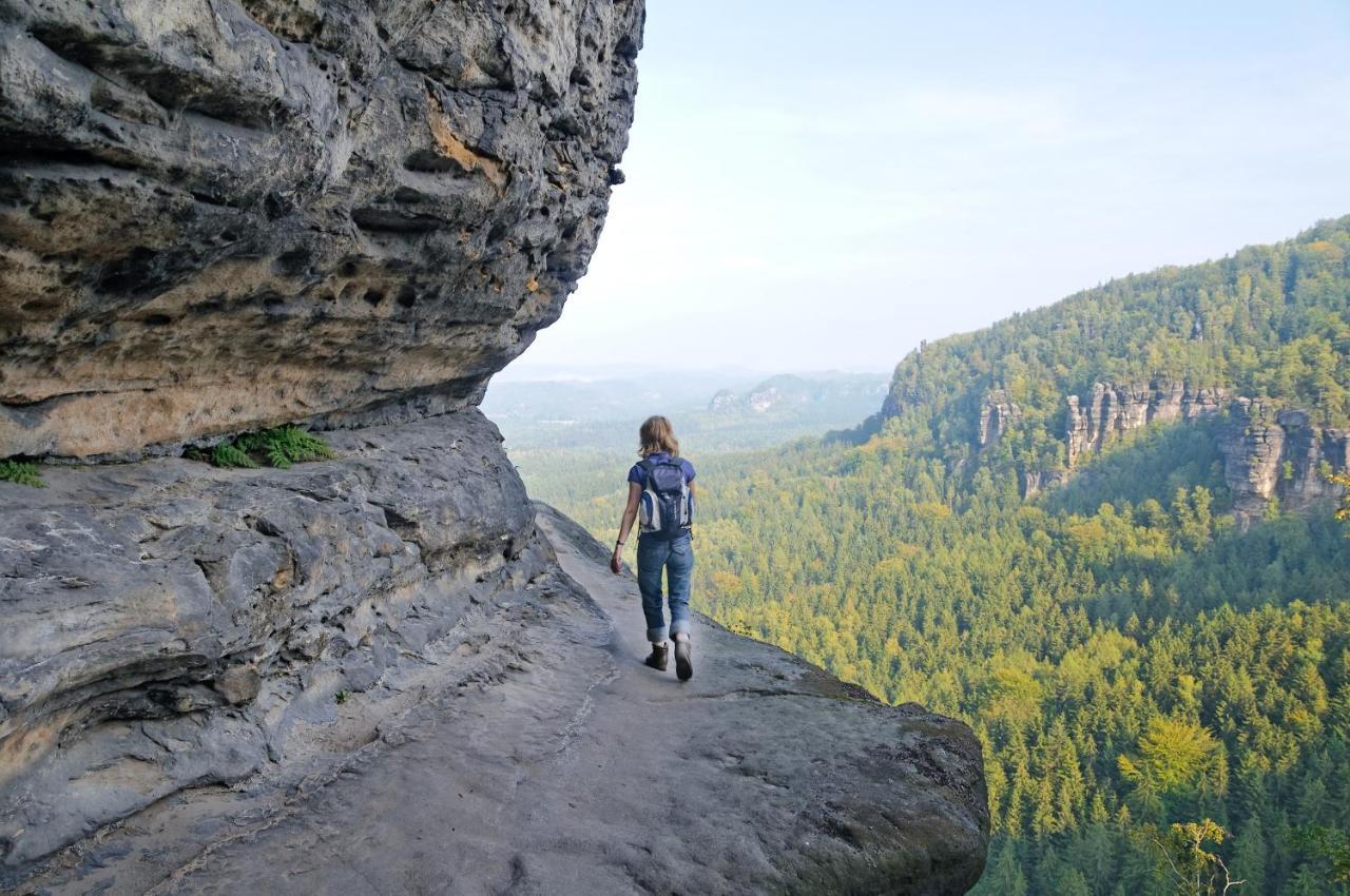 Ferienwohnungen Elbjuwel Rathen Exteriér fotografie