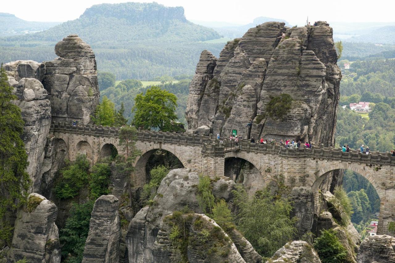 Ferienwohnungen Elbjuwel Rathen Exteriér fotografie