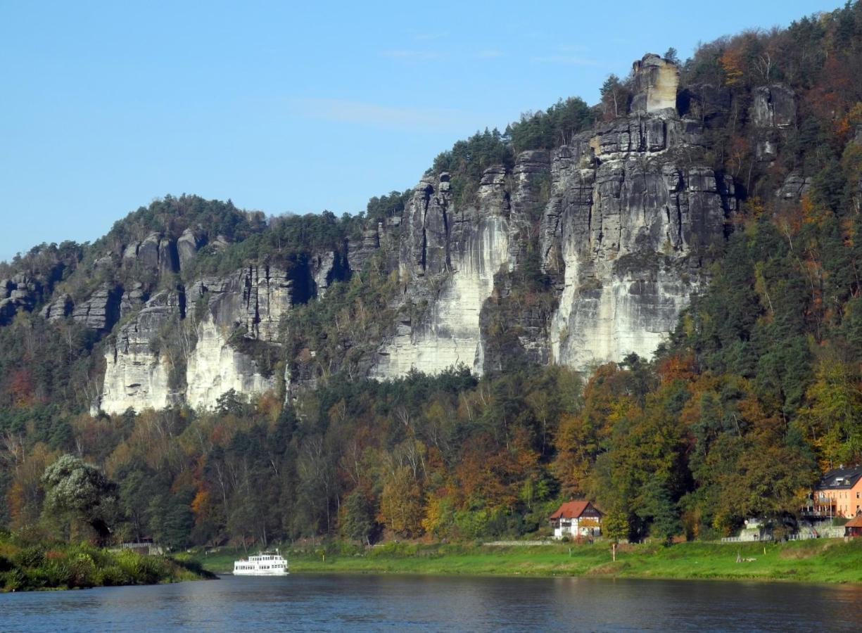 Ferienwohnungen Elbjuwel Rathen Exteriér fotografie