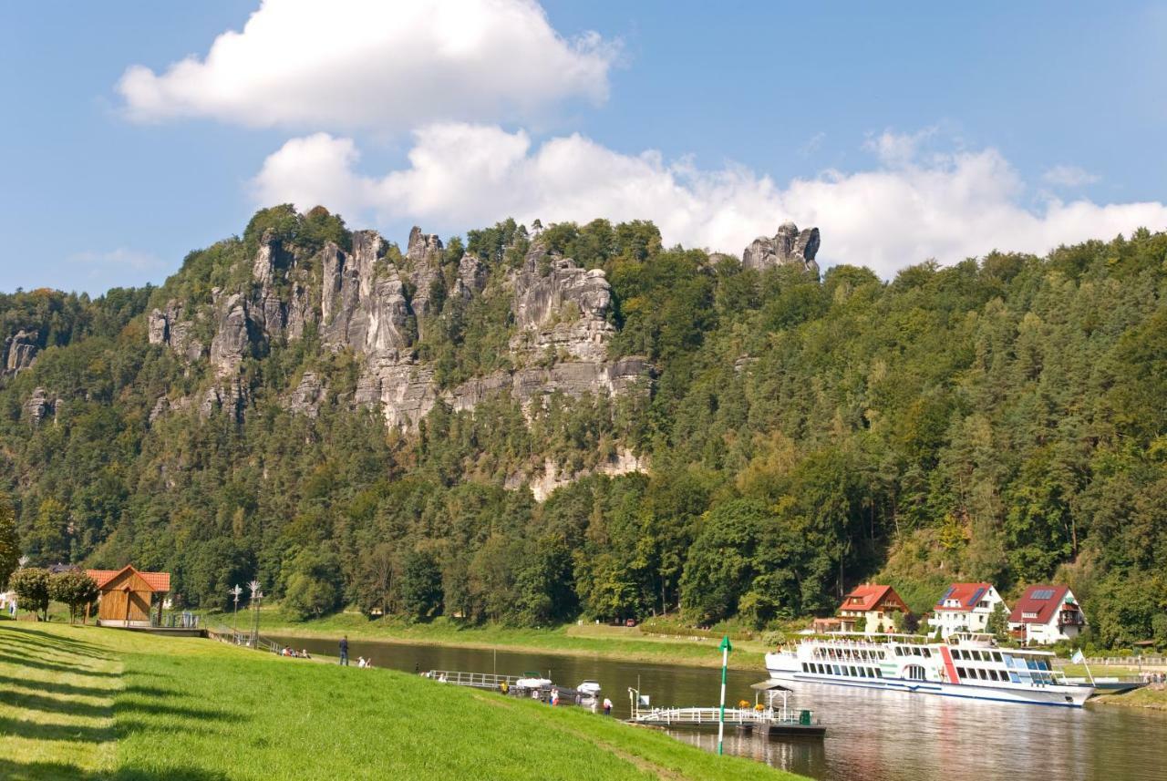 Ferienwohnungen Elbjuwel Rathen Exteriér fotografie
