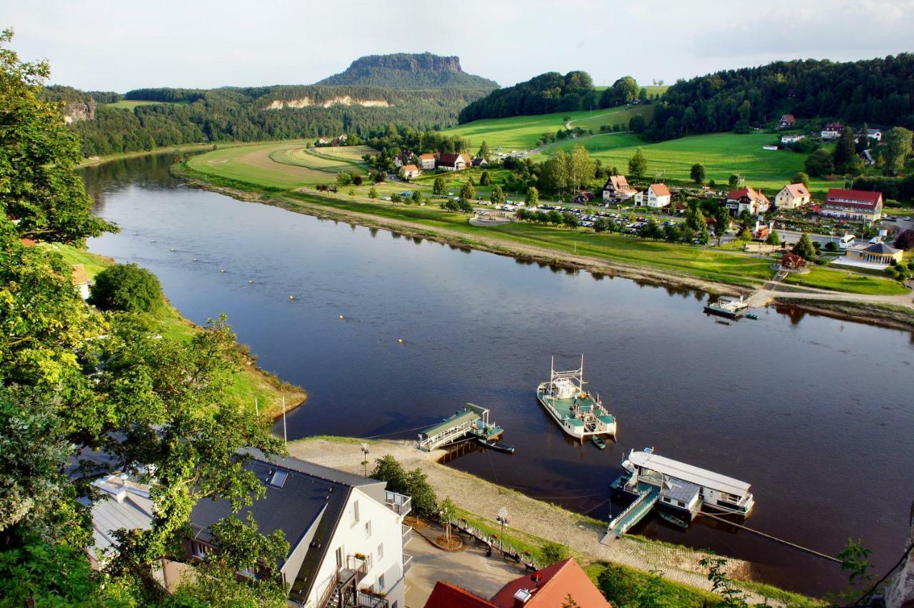 Ferienwohnungen Elbjuwel Rathen Exteriér fotografie