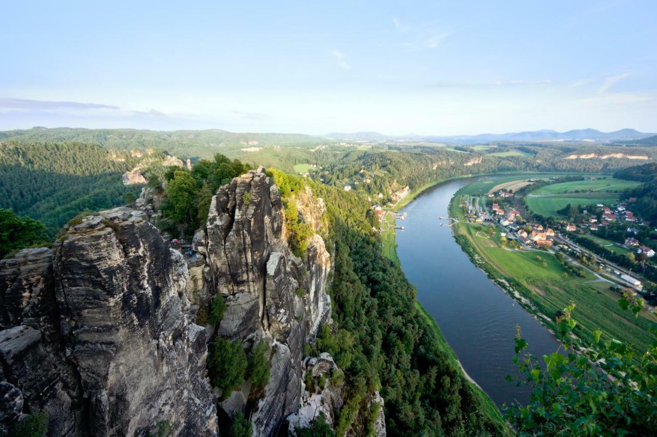 Ferienwohnungen Elbjuwel Rathen Exteriér fotografie